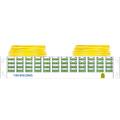 Preterm panel 2U G192 QXAI MS 20 m LC/APC i FP20 (2U), LC/APC ende B