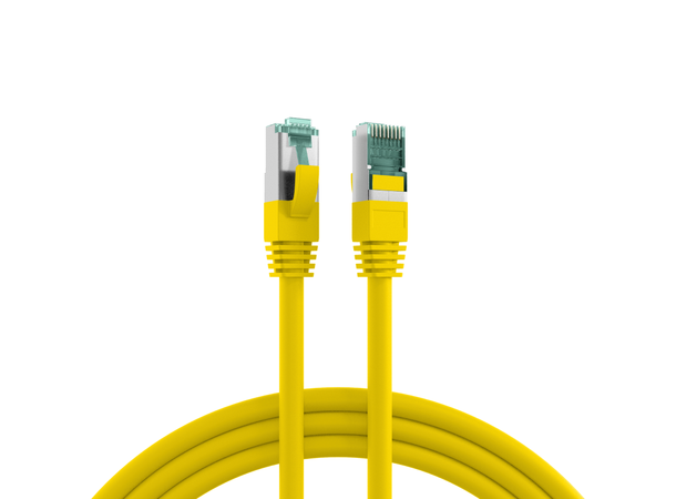 Snor Cat.6A S/FTP Gul 30 m AWG 27/7, "Snag-less" LSZH 
