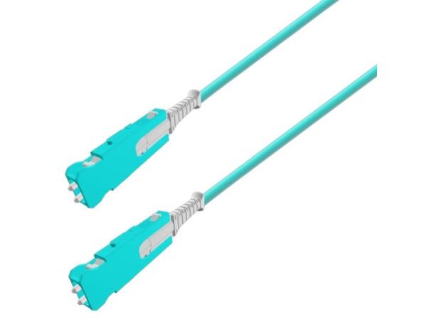 Snor MM Uniboot SN/PC-SN/PC, xx m 50/OM3 BIF ø2mm, Aqua 