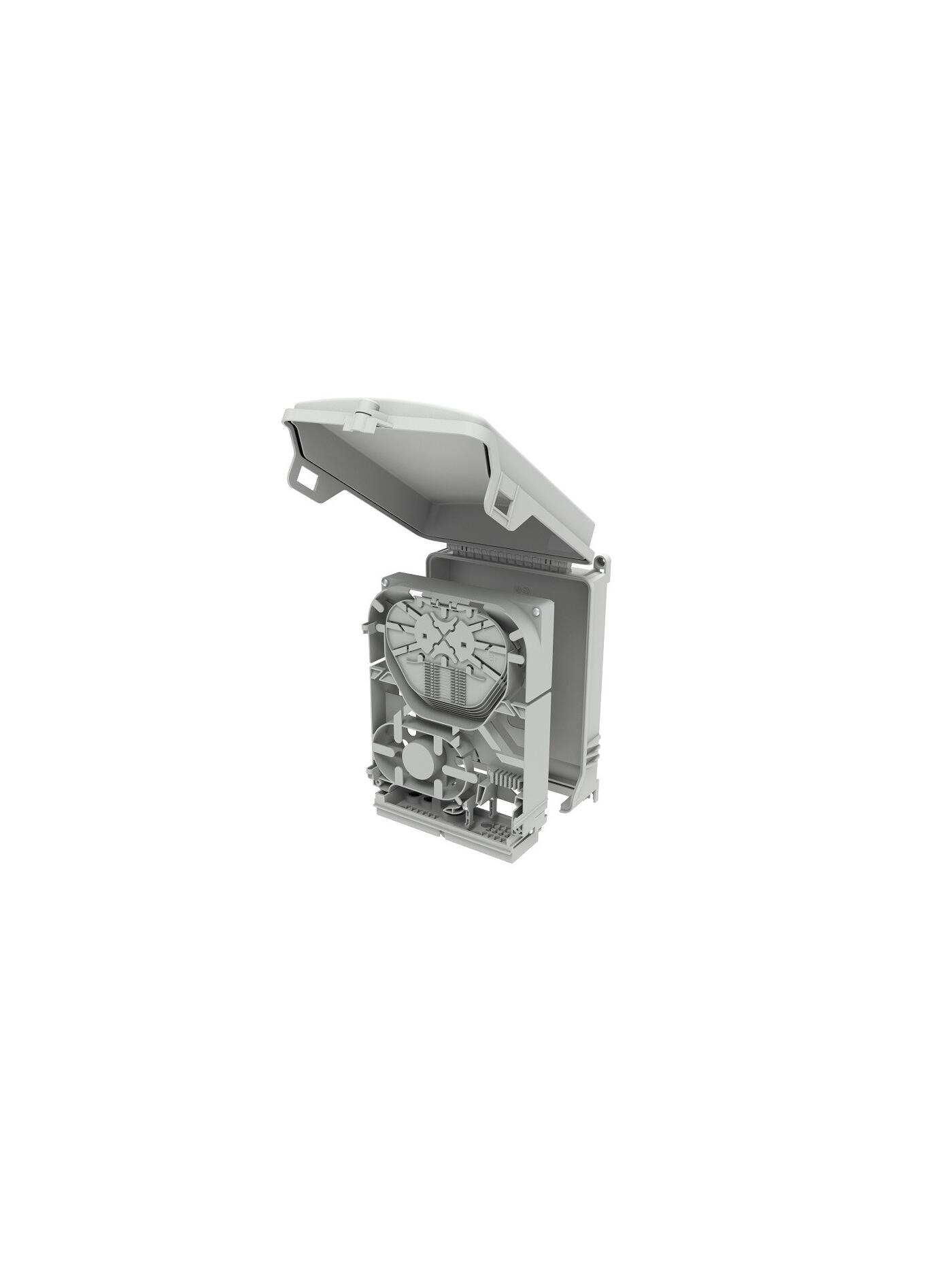 SP-HAR-ODBM-72S HAR&CA  Veggboks inne/ute 72 skjøter IP55 Med skjøtekassetter