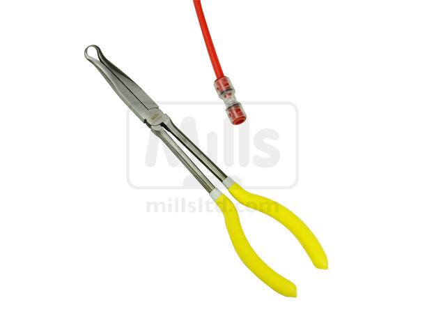 Mikrorør konnektortang, 280 mm lang Til konnektorer fra 10 mm til 20 mm 