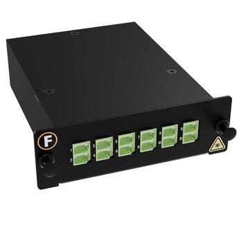 MPB4-KEA1-1M1Ma12LA Fiberworks AS  Modul SM 1xMPO/APC12(m)-12LC/APC Pol. A 9/OS2, MPB4 Modul 1x Base-12, Elite