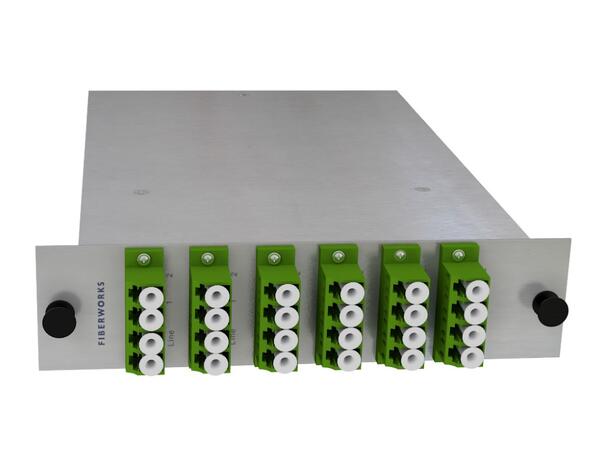 PLC splittere i enkel LGX2 modul, LC/APC 1:2, 1:4, 1:8 eller 1:16 