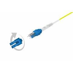 Snor AFL MM Uniboot LC/PC-LC/PC xx m 50/OM3 BIF &#248;2mm Aqua