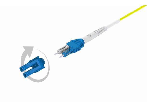 Snor AFL MM Uniboot LC/PC-LC/PC xx m 50/OM3 BIF ø2mm Aqua 