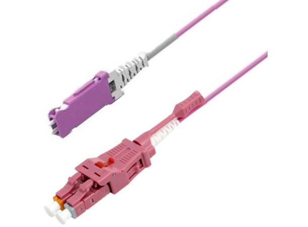Snor MM Uniboot LC/PC-SN/PC, 35 m 50/OM4 BIF ø2mm, Erika Fiolett 