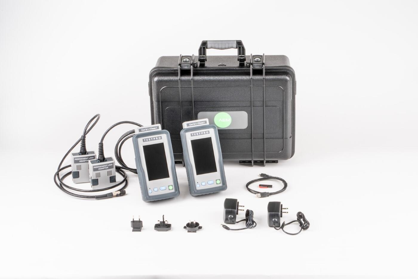 TM-TP-K50E AEM-Precision Cable Test TESTPRO-K50E TestPro CV100 Enhanced - Cat5e-8.2 Sertifisering Kobber