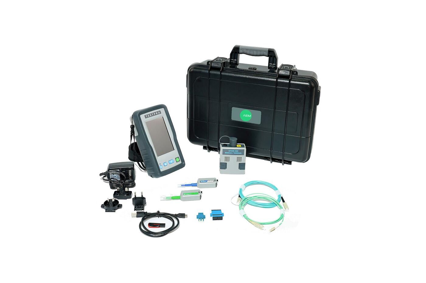 TM-TP-K21E-MM AEM-Precision Cable Test TESTPRO-K21E-MM TestPro CV100 Enhanced - Fiber OTDR MM Multimode 850/1300nm