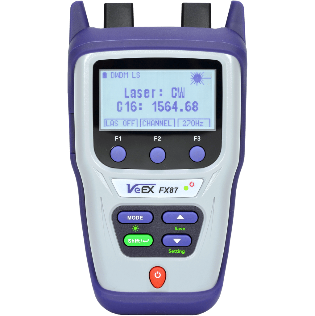 VX-FX87S-SCA VeEX Z06-99-229P VeEX FX87s DWDM Sweep Generator Light source C-band ch. 14-63