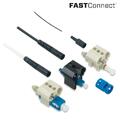 AFL FASTConnect feltterminerbar kontakt OM3/4, ST for 0.9mm kabel - eske á 6 stk