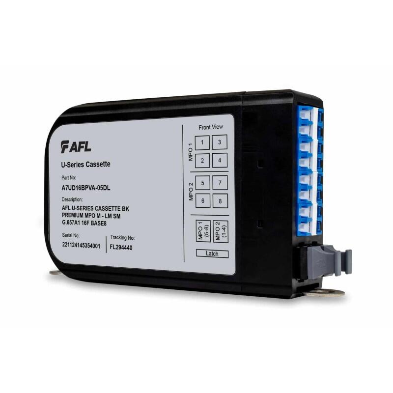 UHD-MP1-SM-M8Mf16LCU AFL Hyperscale A7UD16BPVA-05DL AFL U-Serie SM Modul 2xMPOA(m)-16xLC/UPC 9/OS2, 2x Base-8, Pol. F,  Premium