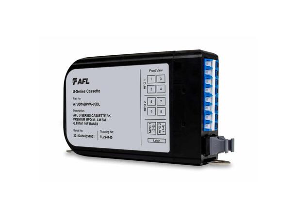 AFL U-Serie SM Modul 2xMPOA(m)-16xLC/UPC 9/OS2, 2x Base-8, Pol. F,  Premium 