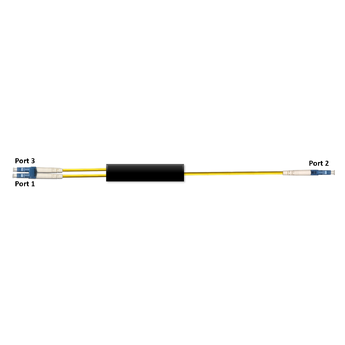 F-CIRC-13-IY-LU-LU-2 Fiberworks AS  Circulator 1310 nm, patchcord style, 2 m LC/UPC connectors