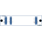 F-COADM-1-MLU-xx Fiberworks AS  Fiberworks 1 ch. CWDM OADM w/mon.ports East+west, LC