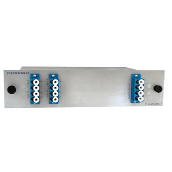 F-COADM-1-MLU-xx Fiberworks AS  Fiberworks 1 ch. CWDM OADM w/mon.ports East+west, LC