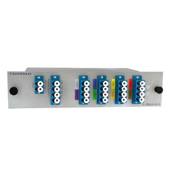 F-CMUX-8+1-4761-MLU Fiberworks AS  Fiberworks 8+1 ch. CWDM Mux+Demux C47-C61 + 1310nm/CWDM upgrade, Mon.ports