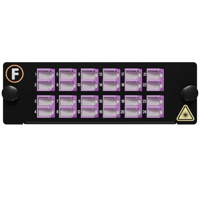 MPB4-KEO4-2M1Mf24LU Fiberworks AS  Modul MM 2xMPO/PC12(m)-24LC/PC Pol. U1 50/OM4 BIF, MPB4 Modul 2x Base-12, Elite