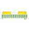 P20-192MS-LCA-LCA-30 Fiberworks AS  Panel preterm 2U G192 QXAI LCA-LCA 40 m LC/APC i 2U panel, LC/APC ende B