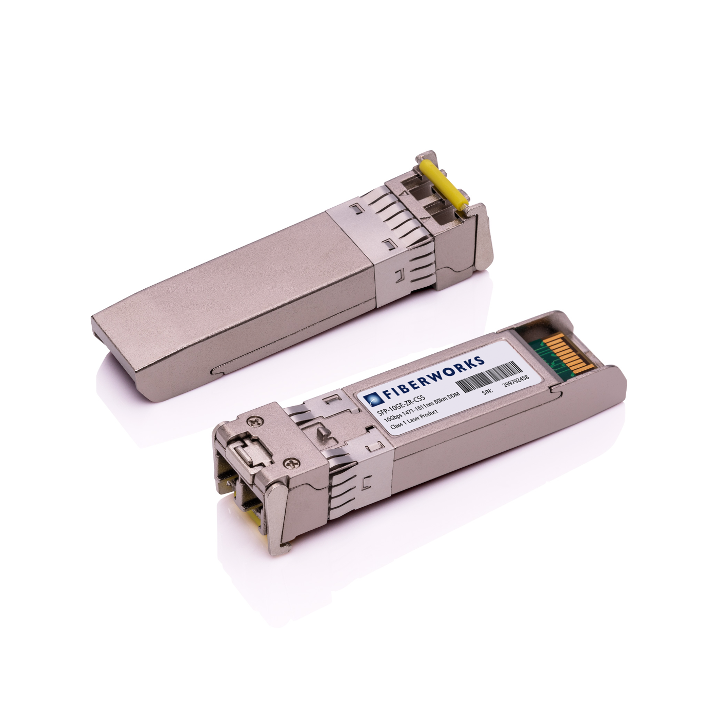 SFP-10GE-ZR-C55-C Fiberworks AS  SFP+, 10GBase-LR, DDM, 80km CWDM 1551 nm, 24dB, SM, Cisco