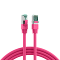 Snor Cat.6A S/FTP Magenta 10 m AWG 27/7, &quot;Snag-less&quot; LSZH