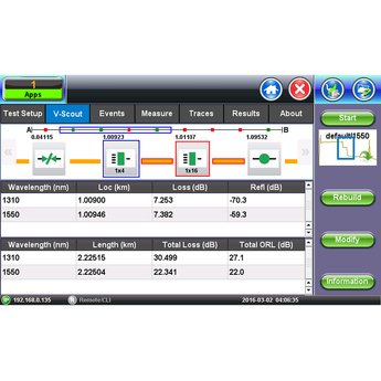 VX-499-05-638 VeEX 499-05-638 V-Scout V-Scout Multi-Pulse Test Mode