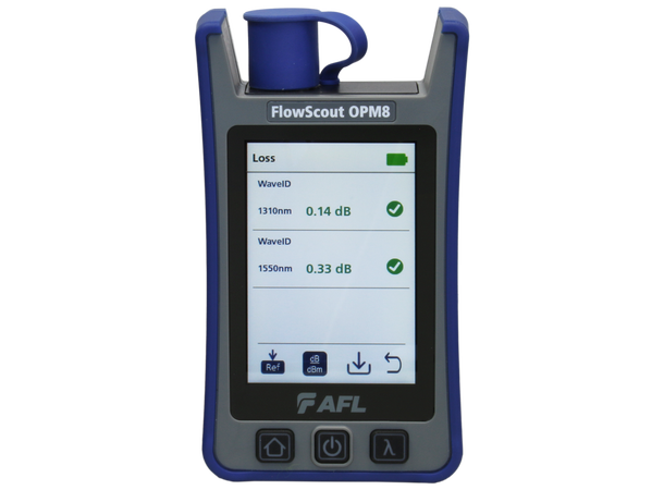 AFL FlowScout OPM8 Optisk Effektmeter Basic kit, +10 / -75dBm 