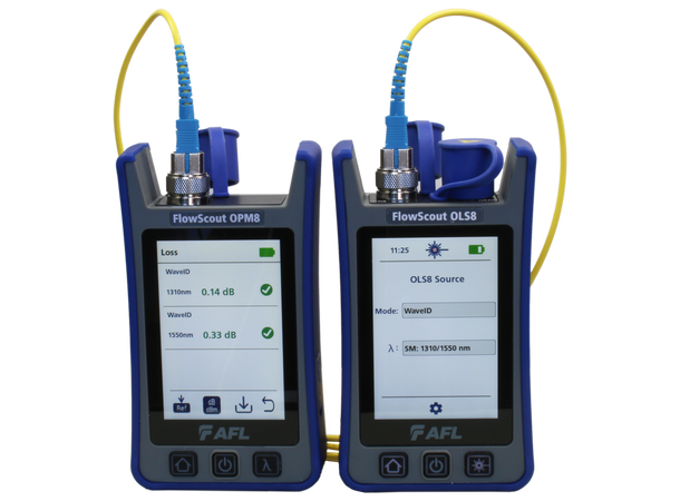 AFL FlowScout OPM8 Optisk Effektmeter Basic kit, +10 / -75dBm 