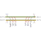 F-COADM-2+1-MLU-xxyy Fiberworks AS  Fiberworks 2+1 ch. CWDM OADM w/mon.ports East+west, LC