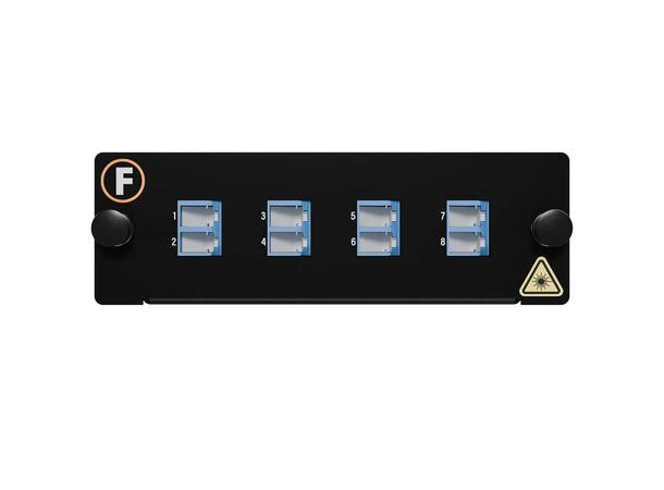 Module SM 1xMPO/APC8(m)-8LC/UPC Pol. A 9/OS2, MPB4 Module 1x Base-8, Super LL 