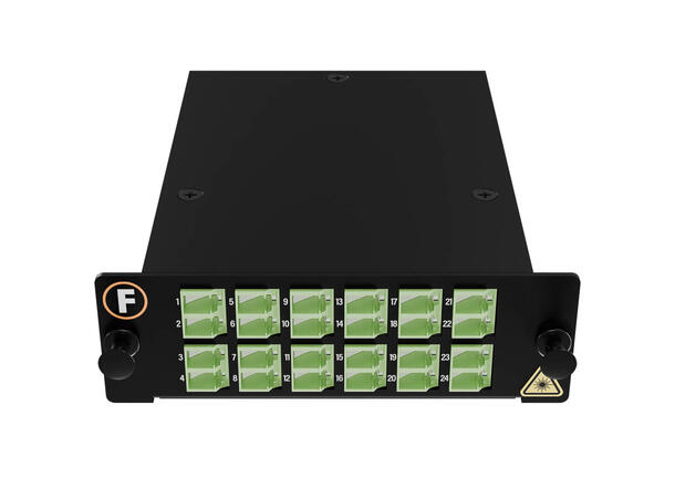 Module SM 2xMPO12/APC(m)-24LC/APC Pol. A 9/OS2, MPB4 Modul 2x Base-12, Elite 