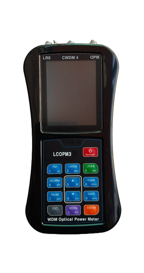TM-LCOPM3   Optical LAN-WDM + CWDM4 Power Meter for 400G/100G interfaces, w/standard PM