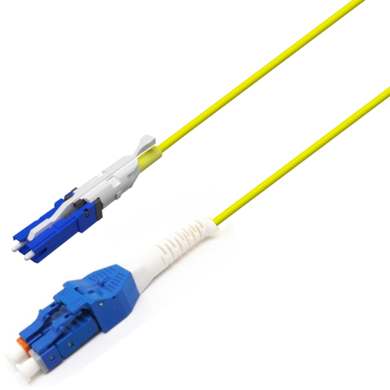 P-7A2-U2Y-CSU-LCU-xx Fiberworks AS  Patch SM CS/UPC-LC/UPC uniboot, xx m G.657.A2 ø2mm, IEC-B, Yellow