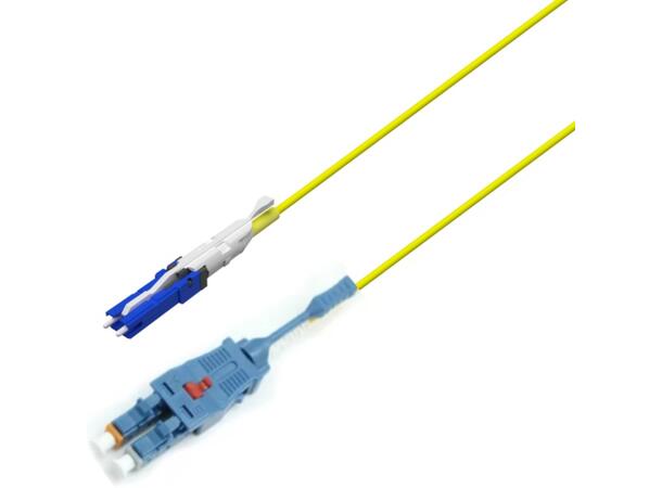 Snor SM CS/UPC-LC/UPC uniboot, xx m 9/OS2 G.657.A2  ø2,0mm, IEC-B, Gul 