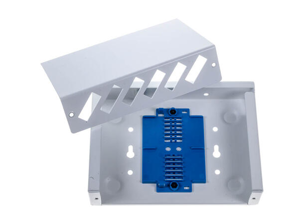 Veggboks DIN Mini 12/24F For montering på vegg eller DIN skinne 