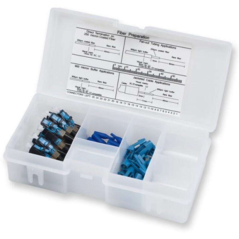 SP-UNICAM-SM-LCU-25 Corning 391706 Corning UniCam SM LC/UPC  konnektor for 900&#181; fiber. Boks @ 25 stk.