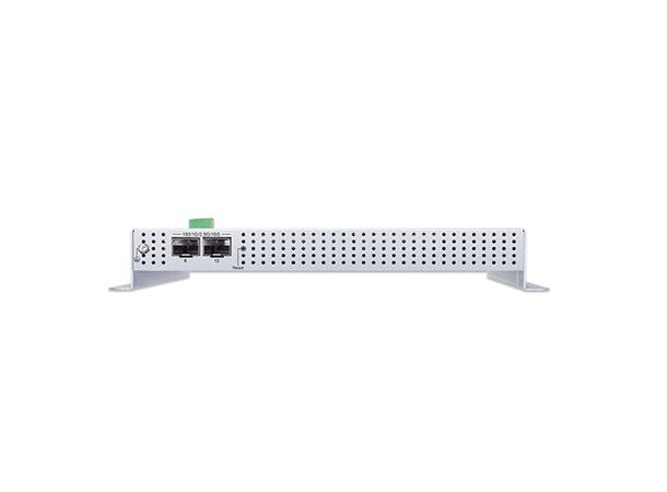 PLANET L2+ 8x GE RJ45 802.3at PoE+ 2x 10G SFP+ wall-mount Ind. Switch w/LCD 