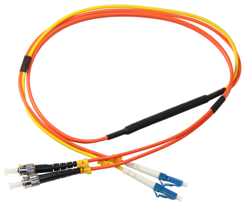 P-MC6-D3O-LCP-STP-02 Fiberworks AS  Patchcord mode conditioning LC/PC-ST/PC MM 62,5/125, Duplex ø2 mm 2 meter LC=SM
