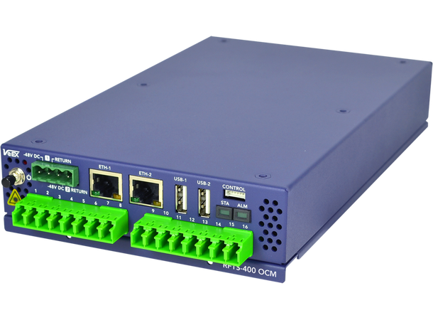 RFTS-400 - Remote Test Unit Optical Control Module (OCM) - 2-slot 