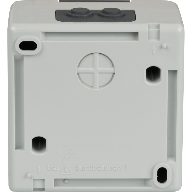 CU-VU-IP44-2KS Fiberworks AS ET-25020 Veggkontakt IP44 påvegg 2x Keystone UTP/STP, ekskl. keystone moduler