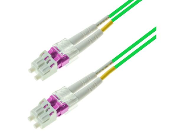 Snor MM DPX LC/PC-LC/PC 3 m 50/OM4 BIF 2x ø2mm Grønn (Pantone 375C) 