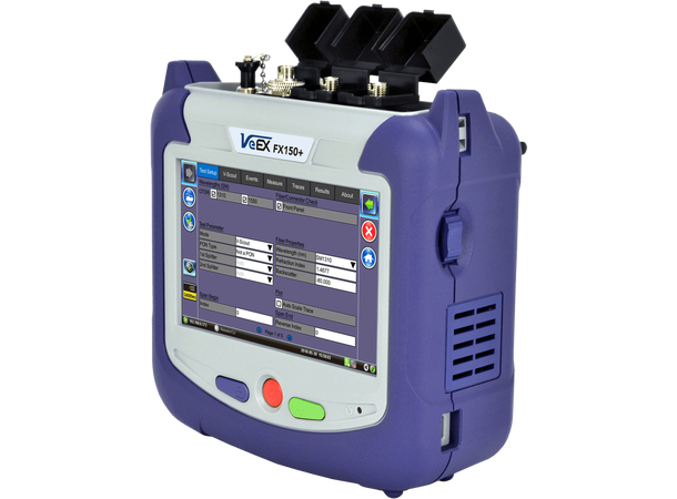 VeEX FX150+ OTDR 1310/1550//1650(F)nm 46/44//40dB PON Optimalisert OPM/OLS/VFL 
