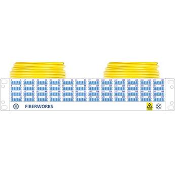 P20-144MS-LCU-PIG120 Fiberworks AS  Preterm panel 2U G144 QXAI MS 120 m LC/UPC i FP20 (2U), &#229;pen ende B