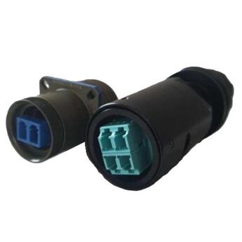 FX-JA90-0202-4B0-00 FOSTEC  Adapter SM LC-DPX-2 ch FOBEX Jr. Bulkhead D-Hole
