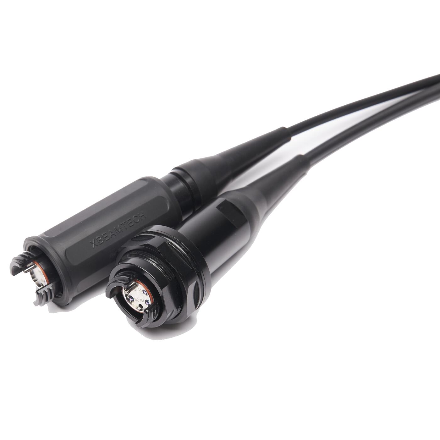 FX-JA3R-0801-4A0-01 FOSTEC  Fobex Jr. MM 8F BHD-8xLC/PC 1 m 50/OM3. BHD=Bulkhead D-hole