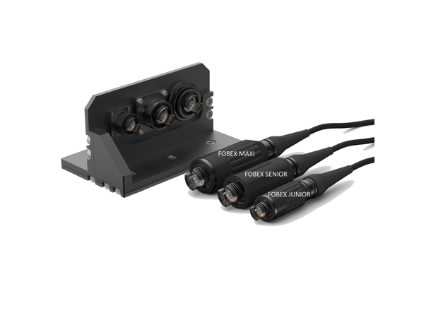 Fobex Jr. MM 8F BHD-8xLC/PC 1 m 50/OM3. BHD=Bulkhead D-hole 