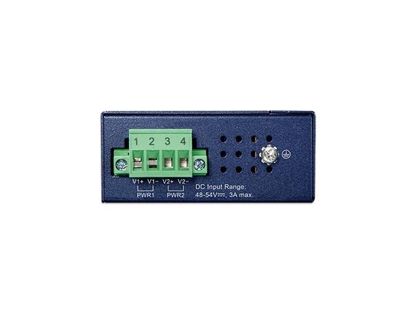 IGS-514PT DC IP30 PoE GigEthernet Switch 1x SFP,4x PoE RJ45, 48-54V DC, ind.temp. 