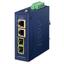 IGTP-2205AT Industrial GigE Media Conv. PoE+ 802.3at, 2xRJ45 og 2xSFP