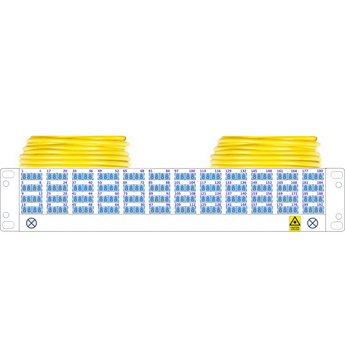 P20-192MS-LCU-PIG-xx Fiberworks AS  Panel preterm 2U G192 QXAI LCU-PIG xx m LC/UPC i 2U panel, &#197;pen ende B