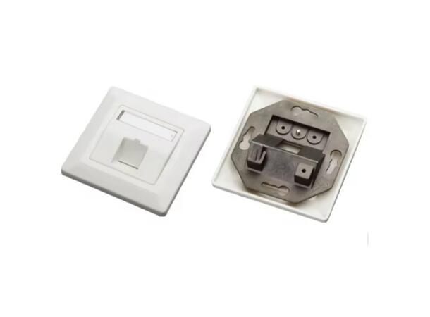 80# German Single Port Faceplate ABS/Zink Alloy 