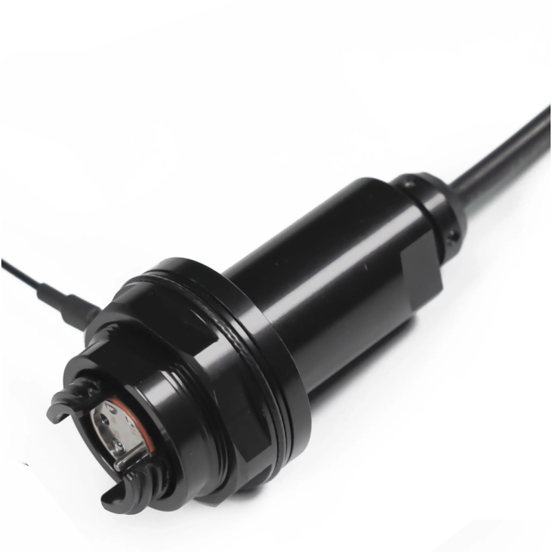 FX-JA8R-0802-4B1-01 FOSTEC  Fobex Jr. SM 8F BHD-8xLC/UPC 1 m G.657.B3. BHD=Bulkhead D-hole
